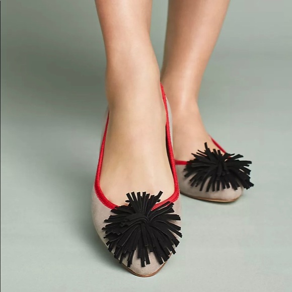 Anthropologie Pommed Ballet Flats - Picture 2 of 4